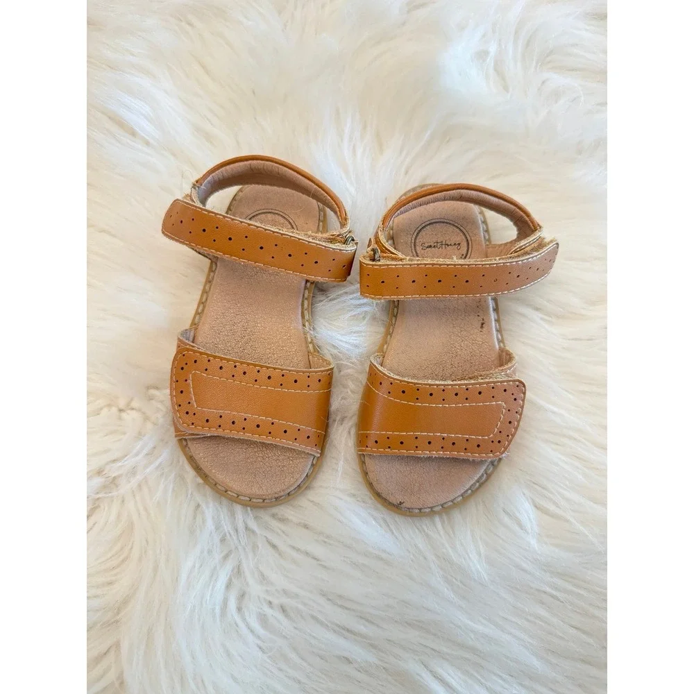 Sweet Honey brown‎ sandals size 5